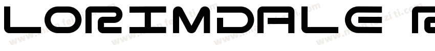 Lorimdale Regular字体转换